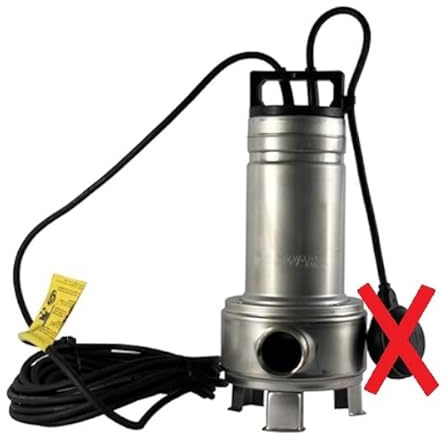 LOWARA DOMO Tauchpumpen Schmutzwasser DOMO 7T/B 0,55kW 0,75Hp 3x400V