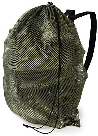 GUGULUZA Sac à dos vert en maille filet avec bretelles pour la chasse canard/oie/sauvagine