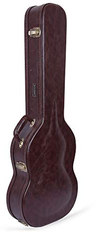 Crossrock E-Gitarrenkoffer Vintage Brown Wooden Case