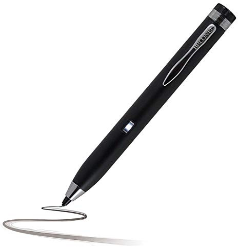 Broonel Noir Actif électronique Stylet numérique Compatible avec Tagital 7 Quad Core 3G Phablet | Toshiba Encore 2 WT8-B32CN 8.0-Pouce | Tesco Connect 8