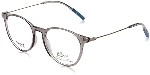 Tommy Hilfiger TJ 0078 Glasses, Grey, 49 Unisex Adult, gris