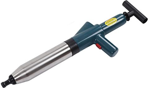 Toilettenstöpsel, Hochdruck-Abflussreiniger mit Luftdruckanzeige, mehrere Stopfen, Edelstahl-Abflussreiniger für Toilette, Kanalisation, Badewanne, Küche und Waschbecken