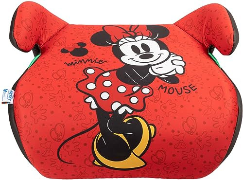 Tataway Disney Minnie Seggiolino Alzatina Auto Bimbi i-Size ECE R129. Rialzo Auto per Bambini 6-12 Anni, 125-150cm, 22-36Kg