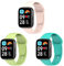 RuenTech Bracciale Compatibile per Xiaomi Redmi Watch 3 Lite/Active, Cinturino Sostitutivo in Silicone Morbido per Uomo e Donna, Confezione da 3 Pezzi A