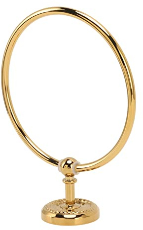 Bathroom Towel Ring, Antique Towel Space Saving Wall Mounted Brass Towel Holder for Bathroom Kitchen Accessories Glossy Hand, Kids' Tissue Holders