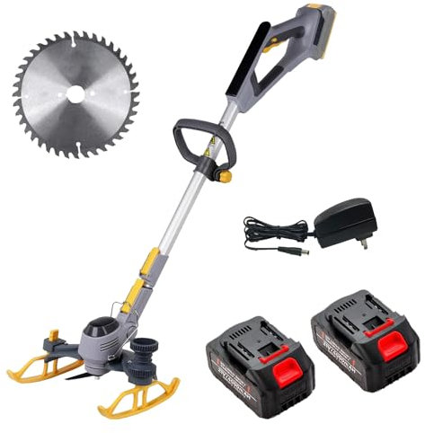 Eastnmythet Wacker per Erba Senza Fili, Tagliaerba Elettrico Ricaricabile, Tagliabordi a Batteria, Mangiaerba a Batteria, Tagliabordi/Tagliaerba a Batteria