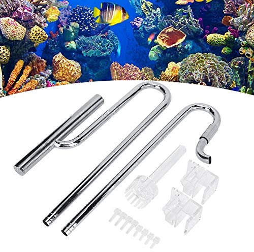 Qcwwy Fish Tank Accessories, And Accessories, Plant Inflow Outflow Oil Film Skimmer Filter Pipe Stainless Steel Aquarium Aquarium Supplies Fish (New 16MM oil film)