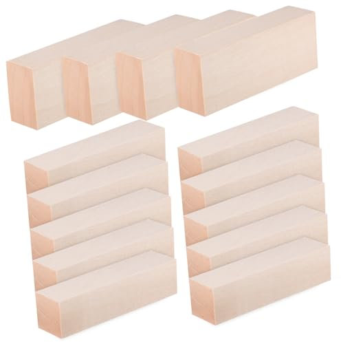 ULDIGI 14stücke Holzstäbe Quadratisch Unbehandelte Holzlatten Zum Basteln Holzstreifen Für Diy-projekte Bastelstäbe in Verschiedenen