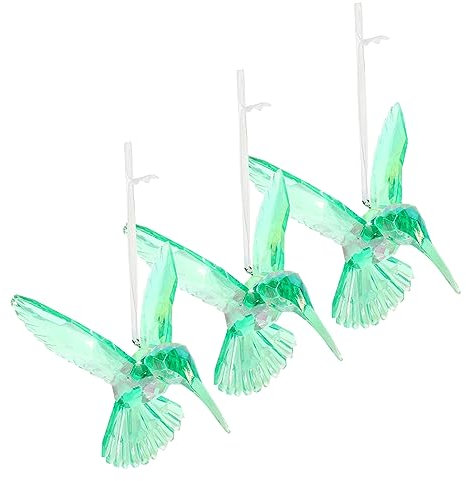 HOLIDYOYO 3 Stücke Acryl Anhänger Hängendes Vogel Ornament Dekoratives Dekor Acryl Kunsthandwerk Für Garten Zierde