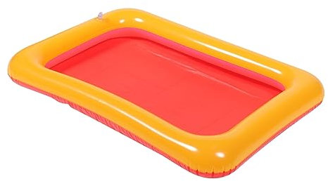JOINPAYA Aufblasbarer Sandkasten Für Junge Mädchen Sandtablett Aus PVC Tragbares Spielset Formbarer Mini-Pool Innenbereich Geeignet Schnell Aufblasbar Und Abbaubar Zum Spielen Mit Sand Und