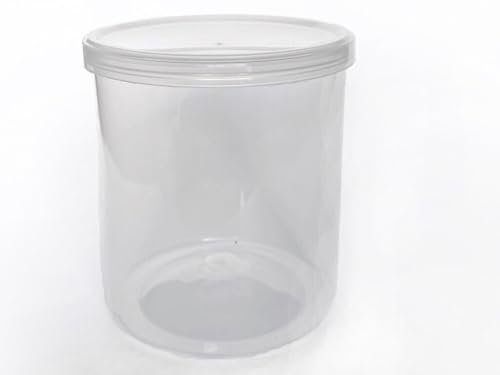 Lot de 152 gobelets réutilisables en plastique transparent et réutilisable avec couvercles compatibles avec les jetons Pringles
