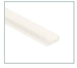 U-Profil 210cm Polycarbonat transparent für 6mm Platten