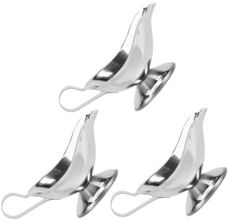 ULTECHNOVO 3piezas Recipiente Inoxidable De De Jarra Para Salsa y Leche Para Cocinas