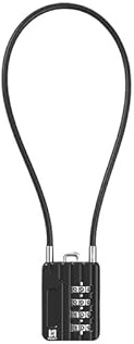 RESET-200 4-Digit Combination Cable Padlock, 3 mm, 30 cm, 1 Pack