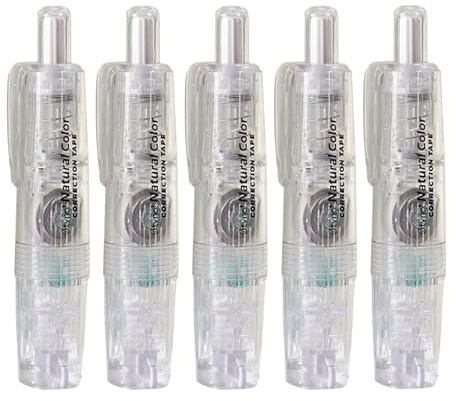 Rotolo Nastro double face | Forniture scolastiche adesive double face | 5 Pezzi Rullo Applicatore di colla per giornale | Per Scrapbooking Journaling Art Carta Carte Adulti Insegnanti