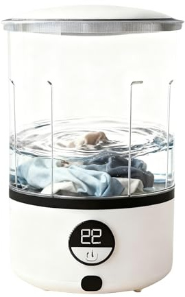 Mini Lavatrice Pulitore Ricaricabile a 2 Modalità | Lavatrici Elettriche Portatili Per Vestiti Per Casa Appartamento Viaggio Campeggio All Aperto Hotel Biancheria Intima