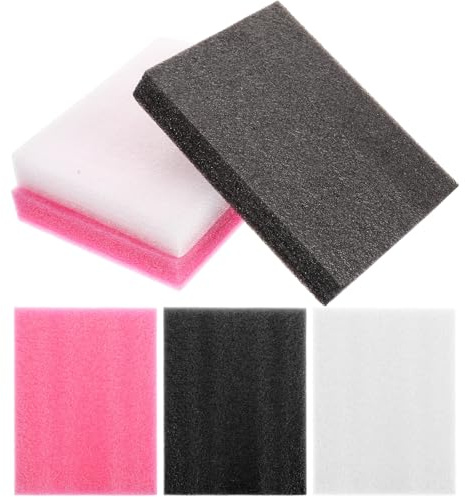 BELLIFFY 6 Stück Nadelkissen mit Dichtem Perlgarn Polster Filzunterlage und Wollfilz Werkbank 20x15x3cm Vielseitige Nadelfilzmatte für Nadelfilzen und Handarbeit