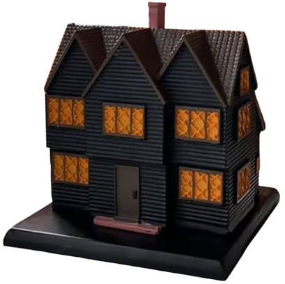 Massachusetts Bâtonnets d'encens décoratifs pour Halloween - Support de bureau pour une ambiance festive (noir, 13 x 10,5 cm)