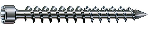 SPAX Holzbauschraube, 8,0 x 220 mm, 50 Stück, T-STAR plus, Zylinderkopf, Vollgewinde, CUT-Spitze, WIROX P3J, 1221750802205