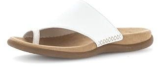 Gabor Damen Jollys-03.700 Pantoletten, Weiß (Blanc Leather), 39 EU