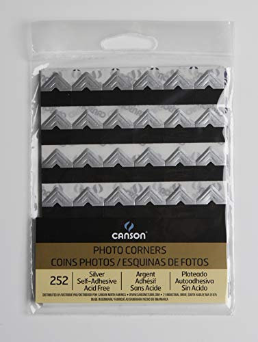 Canson Fotoecken Silber