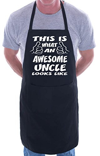 Print4U This Is What Awesome Uncle BBQ Cooking Funny Novelty Apron