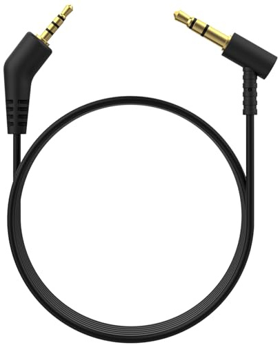 Sqrmekoko Replacement 51-Inch AUX Audio Cable Compatible with Bose QuietComfort 3 (QC3) Headphones – 2.5mm to 3.5mm Stereo Cord