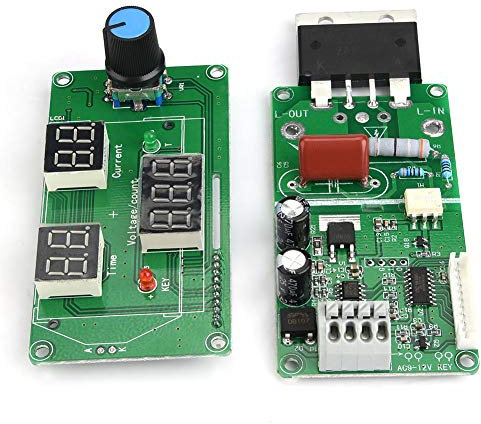 Steuermodul Punktschweißersteuerung, elektronische Bauteile Sonstige elektronische Bauteile Punktschweißgerät-Zeitsteuerungsmodul Digitalanzeige-Steuerplatine(100A)