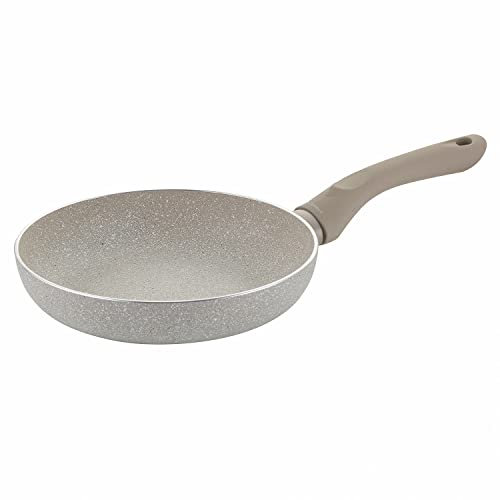 Florina - Poêle Antiadhésive I Diamètre - 20 cm I Poêles à Frire SANDY ORGANIC I Poêle en Aluminium I Cuisinières en Tous Genres - Induction, Gaz, Plaque Électrique I Couleur: Gris