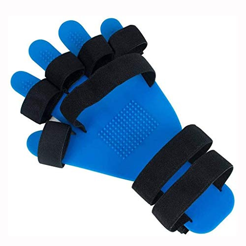 Finger Schiene Splints, Hand Handgelenk Orthese Separate Fingerschienen Flex Spasm Extension Board Schiene Apoplexie Hemiplegie, Blau