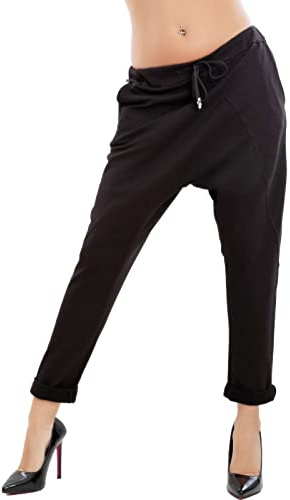 Toocool Harem Sarouel MS-50216 - Pantalones de mujer, Negro , Talla única