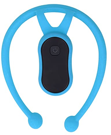 Intelligent Posture Corrector, Smart Posture Trainer with Vibrate Reminder, Strapless Upper Back Trainer for Posture Tracking and Training, Relieving Neck and Back Pain(Blue)