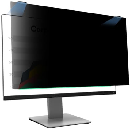 3M Blickschutzfilter für 24,5 Zoll Vollbildmonitor mit 3M konformer Magnetbefestigung (16:9 Seitenverhältnis)