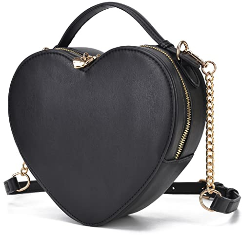 lola mae Heart Shaped Crossbody Herzförmige Schultertasche Love Lock Key