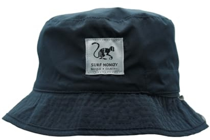 Surf Monkey Recycled Bucket Hat - Anglermütze für Erwachsene, wasserdicht, Einheitsgröße, wendbar