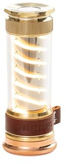Barebones Edison Light Stick - Lanterna LED ricaricabile USB in ottone | Torcia elettrica con 7 modalità, 40+ ore di autonomia, essenziale da campeggio con base magnetica