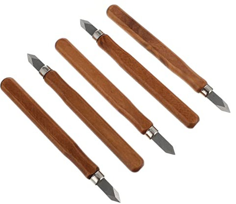 PHENOFICE 5piezas De Herramientas Perfectos Para Trabajar La Madera Precisión y Control