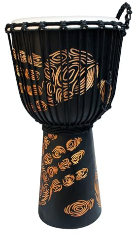 TOCA STREET SERIES CARVED DJEMBE 10 MEDIUM HAND PRINT TSSDJ-MHP