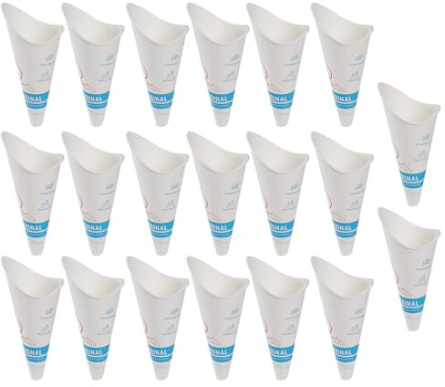 Urinario femenino portátil para mujer | 20 x dispositivo de de pie | 700 ml de gran capacidad, accesorio de viaje por carretera para pacientes embarazadas heridas