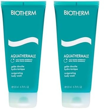 Biotherm Aquathermale Gel Douche Duschgel, erfrischendes Duschgel für eine sanfte Reinigung, mit wertvollen Oligo-Mineralien, für ein belebtes und geschmeidiges Hautgefühl, 200 ml