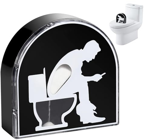 Toilet Timer, 5 Minuten Toilette Sanduhr Timer,Stundenglas Kreative Toilette Hocker Sanduhr Toilettentimer Hausgarten Home Decor Spielzeug Geschenke für Männer,Ehemann,Papa,Vatertag, Geburtstags-Gag