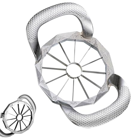 Affettatrice e Tagliafrutta | Divisore Resistente per Frutta | Accessorio Multiuso in Acciaio per Preparare Patate Cipolle Cucina Casa Cena Famiglie