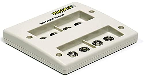 - Powerex Mh-C490F - Cargador Microprocesador, Específico Para Baterías Recargables De Nimh Del Tipo 9V