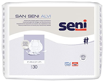 San Seni Alvi (6 x 30 Stk.) Inkontinenzvorlage bei Stuhlinkontinenz und Dauerkatheter