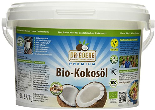 Dr. Goerg Bio Kokosöl 3000ml Vorratspackung