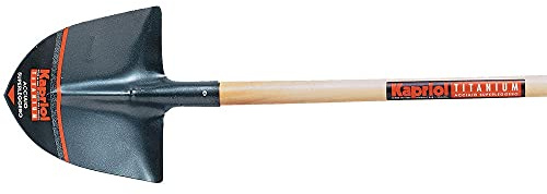 KAPRIOL Badile Titanium A-C Handle Poplar Wood cm.140