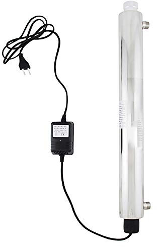 CGOLDENWALL SEV-5885 - Esterilizador de agua ultravioleta de 8 GPM con purificador de agua UV 30 W SS304 de acero inoxidable