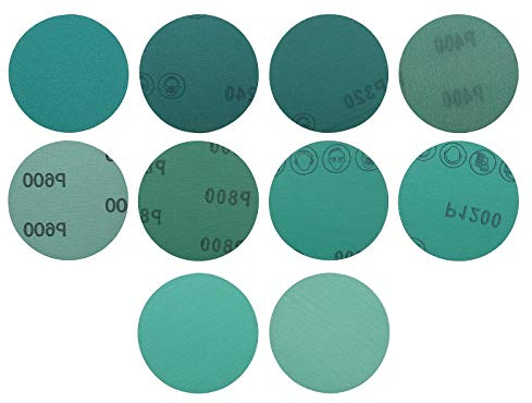 be in your mind 100pcs 75 mm Disques de Ponçage, Kit de Papier Abrasif pour Métal Bois Caoutchouc Moudre