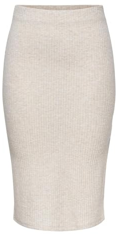 ONLY ONLEMMA Slit - Gonna da Donna Jrs Noos Rock, Pumice Stone/Melange, L, Pumice Stone/Melange, L