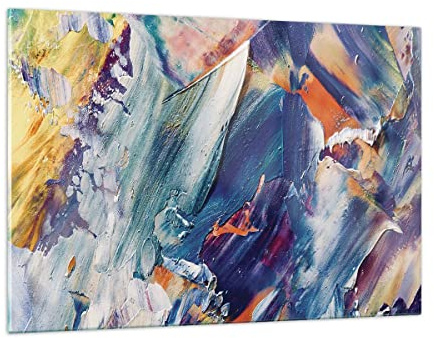 ARTTOR Quadri Moderni su Vetro 120x80 cm Stampe da Parete Astratto - 5113
